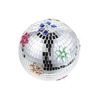 UTHCLO Bola de Discoteca Colgante Superficie de Espejo, Esfera de Cristal Reflectante para Decoración de Fiestas y Eventos, Adornos Brillantes para Iluminación de Escenario, Decoración