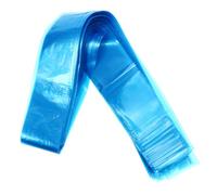 UTHCLO Bolsa Cordón de Plástico Azul, 125 Piezas Desechables para Proteger la Línea de Sujeción y Evitar Contaminación