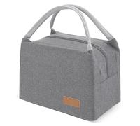UTHCLO Bolsa de Almuerzo Aislada de Gran Capacidad para Trabajo y Picnic Bolsa Térmica Portátil de Oxford con Cierre de Resistente al Agua y Aceite para y Actividades