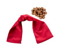 UTHCLO Bolsa De Masaje Corporal Portátil 300 g De Simulación De Nogal Bolsa De Masaje Muscular Roja Para Uso Casa Oficina y Viaje