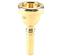 UTHCLO Boquilla Trompeta Pequeña Chapada Metal Duradera Cómoda para Accesorios Instrumento Musical Práctico