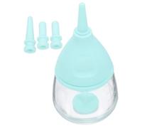 UTHCLO Botella de Leche Maternizada Reutilizable para Gatitos y Cachorros Kit de Alimentación Seguro y Flexible para Mascotas Pequeñas Fácil de Limpiar y Resistente Color Azul