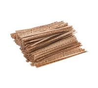 UTHCLO Bridas Para Bolsas De Pan y Dulces 10 Cm Papel Kraft y Alambre Reutilizables Flexibles Multiusos Para Pastelerías y Manualidades Paquete 1000 Unidades