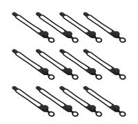 UTHCLO Bridas para Cables de Silicona Reutilizables Negras de 106 MM Correas Organizadoras para Cable 40 Piezas Hogar y Oficina