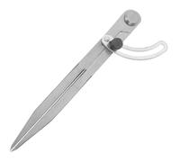 UTHCLO Brújula Profesional de Cuero con Alas y Portalápices Compás Multifuncional al Herramienta de Medición Precisa para Carpintería y Dibujo Resistente y Ergonómica para Diario