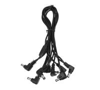 UTHCLO Cable para Pedal de Guitarra Eléctrica Alta Fiabilidad y Aislamiento de Ruido, Material Pvc y Metal, Color Negro, Adecuado para Línea de Efectos