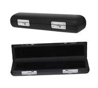 UTHCLO Caja de Almacenamiento Estuche Protector Resistente para Piccolo de 16 Agujeros con Piel Negra Diseño Compacto y Resistente a Golpes para Flauta
