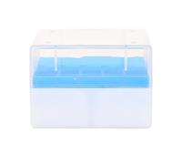 UTHCLO Caja de Almacenamiento para Tubos de Congelación 15-2 Ml Plástico Resistente 20 Compartimentos 2 Piezas Soporte Criogénico para Laboratorio y Congeladores Color