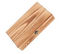 UTHCLO Caja De Madera Pequeña Rectangular Con Tapa Abatible Para Guardar Tarjetas De Recetas Bíblicas Joyas y Abalorios Organizador De Madera Sin Terminar Para Sala De Estar o Estudio