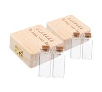 UTHCLO Caja de Recuerdos para Bebés con Compartimentos para Cabello Fetal y Cordón Umbilical Almacenamiento Espacioso y Protección contra Suciedad para Recién Nacidos y Niñas