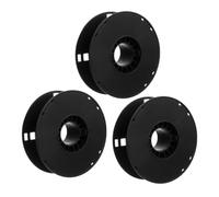 UTHCLO Carrete para Alambre Ps Negro Ligero y Portátil, Organizador de Cable 3 Piezas para Almacenamiento y Orden en Escritorio y Camping