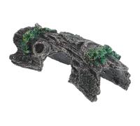 UTHCLO Casa de Escondite para Reptiles de Resina Textura Dura Que CREA Ambiente Oscuro, Adecuado para Decoración de Terrarios y Hábitat de Mascotas Reptantes