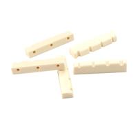 UTHCLO Cejuela Ranurada Eléctrico De 4 Cuerdas, Plástico Duradero, Paquete De 5 Piezas, Accesorios De Guitarra Para Mejorar Tono y Estabilidad, Parte De Instrumento Musical