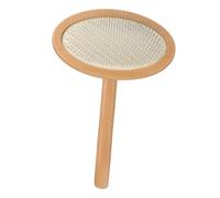 UTHCLO Cepillo para Cardar Lana con Aguja y Mango de Madera, Cardadora Manual Pequeña con Cabeza Ovalada para Fieltrado, Herramienta para Proyectos de Fieltro y Manualidades de Costura