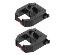 UTHCLO Cinta de Repuesto para Máquina de Fichar Tinta Negra de Nylon Resistente para Uso en Hospitales y Empresas, Paquete de 2 Piezas