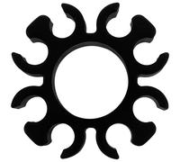 UTHCLO Clip de Silicona Negra para Baquetas de Batería, Abrazadera Ajustable para Soporte de Baquetas, Accesorio de Repuesto Flexible y Estable, Suministros para Instrumentos Musicales,