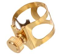 UTHCLO Clip Dorado Resistente la Boquilla Estabilizar para Profesional Accesorio Pinza Alto de Latón del Saxofón para Partes Músicos