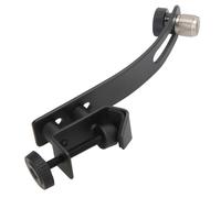 UTHCLO Clip para Micrófono de Batería Ajustable Resistente al Desgaste Prueba de Golpes, Soporte de Montaje Metálico para Borde de Batería en Banda Musical