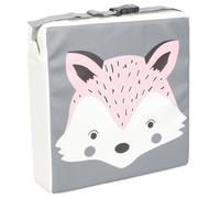 UTHCLO Cojín Elevador De Silla Antideslizante Para Niños Pequeños, Correas Ajustables, Algodón y Lino Transpirable, Para Comedor y Uso Infantil, Desmontable y Lavable, Diseño De Zorrito