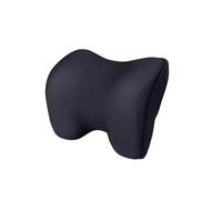 UTHCLO Cojín Reposacabezas Coche Viscoelástico Soporte Cervical Almohada Viaje Negro Ergonomía para Cuello y Cabeza
