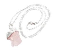 UTHCLO Colgante de Irregular Natural Collar Artesanal con Cristal Curativo Diseño Único para Regalo y Decoración Joyería Elegante para Realzar Emociones Positivas