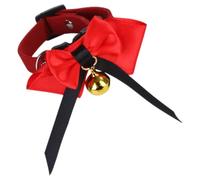 UTHCLO Collar Decorativo para Pájaros y Loros Pajarita Roja, Material de Tela Cómodo y Suave, Accesorio Adecuado para Uso Diario y Fiestas Festivas