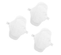 UTHCLO Compresas Reutilizables Toallas Sanitarias Reutilizables de Algodón Blanco Que No Se Mueven Finas y Seguras Paquete de 3 Piezas para Mujeres Ideales para Uso Diario