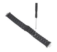 UTHCLO Correa de Acero Inoxidable para Watch Fit Pulsera Metálica de Triple Eslabón con Doble Cierre Resistente y Cómoda para Diario