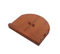 UTHCLO Cubierta Protectora para Interruptor Eléctrico de Madera Maciza, Diseño Rústico de Doble Puerta, 22.5 X 18.5 Cm, Placa de Enchufe Segura para Cocina y Protección Infantil