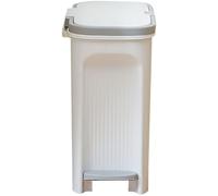 UTHCLO Cubo de Basura Ovalado de Plástico con Tapa y Pedal, Resistente y Conveniente para Oficina o Dormitorio, Diseño Simple y Moderno Hogar