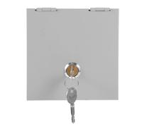 UTHCLO Cubre Enchufes Exterior Caja Antirrobo y Cerradura de Hierro Resistente Intemperie y Protección Segura Color para Aplicaciones al Aire Libre Color