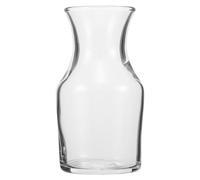 UTHCLO Decantador Individual de Vidrio Transparente de 122 Ml Diseño de Boca Plana, Mini Jarra Versátil y Elegante para Vino o Agua, Fácil de Servir y Limpiar