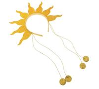 UTHCLO Diadema de Halloween de Fuego Naranja con Cuentas, Accesorio para Adultos y, Tela No Tejida y Plástico, para Carnavales y Eventos Temáticos