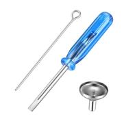 UTHCLO Embudos Mini Acero Inoxidable para Joyería Cremación DIY Kit Rellenar Colgante Urna Incluye Destornillador y Rellenador Resistente y Compacto para Uso Fácil
