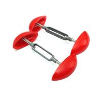 UTHCLO Ensanchador de Zapatos un Par Ajustable de Aluminio Alivio del Dolor y Soporte Cómodo para Tacones Altos y Zapatos de Cuero Rojo para Mujer