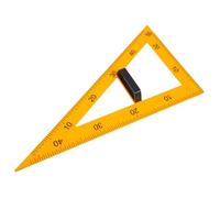 UTHCLO Escuadra Magnética Triangular 40 CM Amarilla Regla Geométrica Didáctica para Profesores Herramienta Multifuncional para Enseñanza Matemática en Aula Accesorios de Dibujo