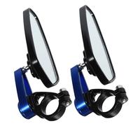 UTHCLO Espejos Retrovisores para Manillar de Moto de Aluminio Ajustables Diseño Simple y Resistente Compatibles con Scooter y Motocicleta Visión Trasera Mejorada para Conducción Segura