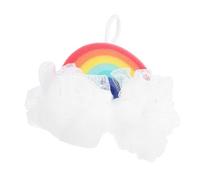 UTHCLO Esponja de Baño para Bebés Forma de Arcoíris Suave y Adorable Exfoliante Corporal Cómoda para Sensible para Baño Diario Diseño Creativo y Seguro