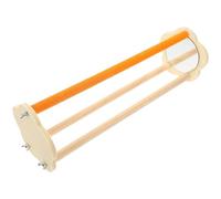 UTHCLO Estante de Entrenamiento Puesto Decorativo para Aves de Madera Resistente y Robusto para Loros y Pollos Adecuado para Decoración de Escritorio