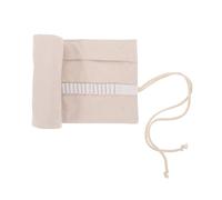 UTHCLO Estuche Enrollable de Lona con Compartimentos Organizador Portátil para Pinceles de Óleo y Acuarela Bolsa Ligera y Plegable para Almacenamiento de Herramientas de Pintura para