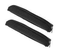 UTHCLO Estuche Porta Bolígrafos de Insulina Negro de Pu Diseño Portátil y Innovador para Gestión y Sujeción en Libros, Paquete de 2 Piezas Compacto y Elegante