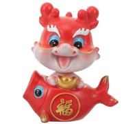 UTHCLO Figurita Dragón Miniatura Resina para Tablero Coche Decoración Mesa Adorno Car Interior y Ligero