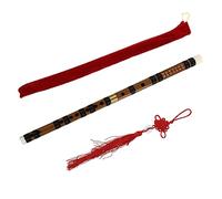 UTHCLO Flauta Portátil De Bambú Amargo Flauta Dizi Para Estudiantes y Principiantes Instrumento Tradicional Chino Para Tocar Música