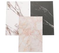 UTHCLO Fondos de Fotografía de Mármol 3 Piezas, Tableros Pequeños para Fotos de Alimentos y Cosméticos, Kit Portátil Ligero para Estudio Fotográfico, Accesorios Profesionales para