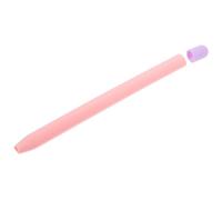 UTHCLO Funda de Silicona para Pencil Cubierta Protectora Antideslizante y Flexible Funda para Lápiz Táctil de Segunda Generación Protección Completa y Resistente Arañazos Color Rosa