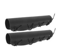 UTHCLO Funda Protectora para Mango de Trompa Francesa 2 Piezas Almohadilla Antideslizante de PU para Bocina Accesorio para Mantenimiento y Protección del Instrumento Musical