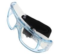 UTHCLO Gafas Deportivas de Protección, Gafas de Seguridad Deportivas, PC Azul, Antideslizantes, Resistentes a Impactos, Correa Ajustable, para Adulto, Fútbol y Deportes al Aire Libre