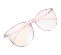 UTHCLO Gafas Protectoras para Ordenador Filtro de Luz Azul Montura Redonda Transparente Rosa Unisex Ultraligeras y Hipoalergénicas para Alivio de Fatiga Visual Oficina y Estudio