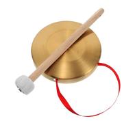 UTHCLO Gong De Aleación De 15 Cm Para Niños, Mini Gong Portátil y Decorativo, Instrumento De Percusión Tradicional Chino Para Escuelas, Fiestas y Educación Musical