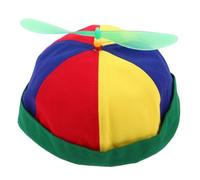 UTHCLO Gorra de Hélice Desmontable Tipo Sombrero de Sandía, Gorra Marinera con Propulsor, Algodón y Plástico, Ajustable, Verde, para Fiestas y Salidas Familiares